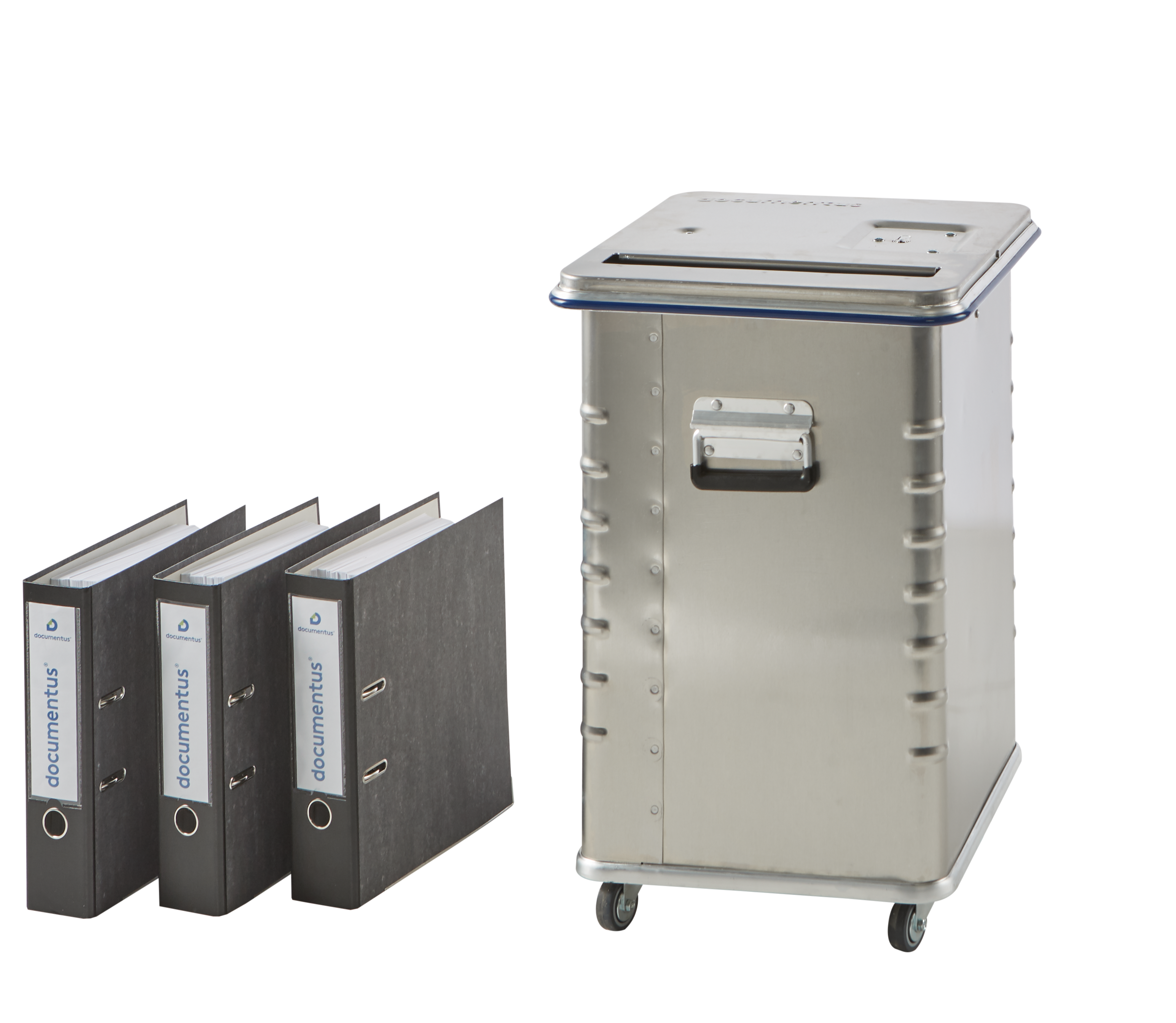 Sicherheitsbehälter 70 Liter für die Aktenvernichtung Sicherheitsbehälter 70 Liter für die Aktenvernichtung